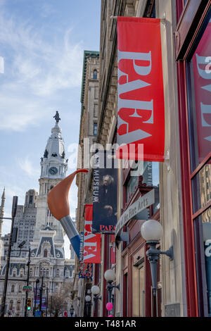 Pennsylvania Academy of Fine Arts, center city Philadelphia, Pennsylvania, on Broad street Stock Photo