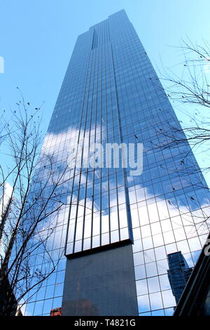 150 North Riverside, new building in the West Loop, Chicago, on the Chicago River near Wolf Point Stock Photo