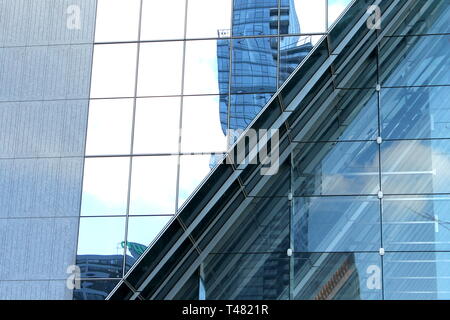 150 North Riverside, new building in the West Loop, Chicago, on the Chicago River near Wolf Point Stock Photo