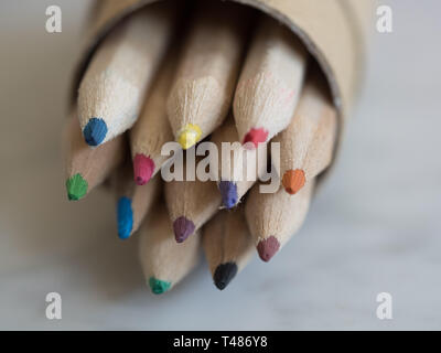 Colored pencils Stock Photo