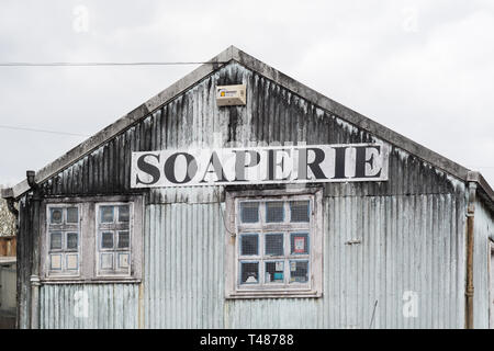 The Caurnie Soaperie - the worlds oldest cold process soapmaker - Kirkintilloch, Scotland, UK Stock Photo