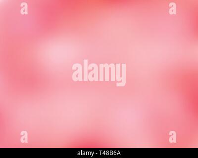 Pink soft colorful gradient background with living coral color. Stock Vector