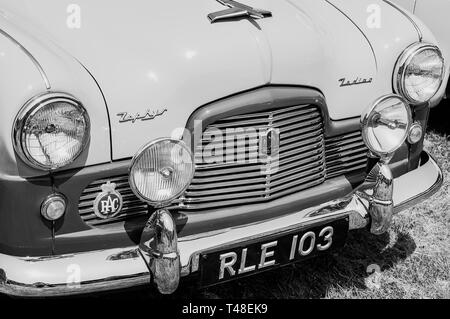 A 1955 Ford Zephyr Zodiac MK1 on display at a car show Stock Photo