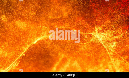 Hot Volcanic Magma, Lava Background Stock Photo