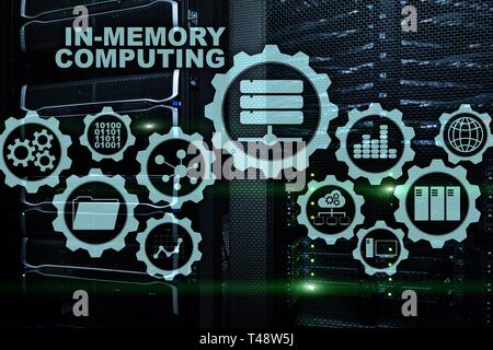 In-Memory Computing. Technology Calculations Concept. High-Performance Analytic Appliance Stock Photo