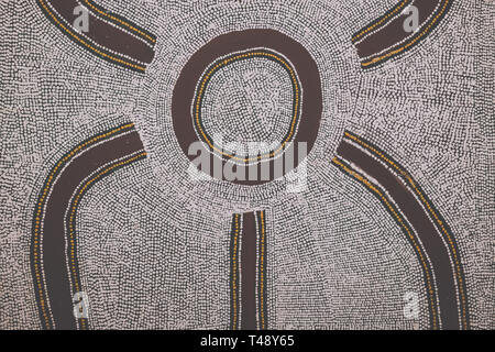 Abstract geometric pattern. Dark deep white and black colors Stock Photo