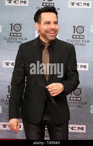 April 11, 2019 - Los Angeles, CA, USA - LOS ANGELES - APR 11:  Mario Cantone at the 2019 TCM Classic Film Festival Gala - ''When Harry Met Sally'' at the TCL Chinese Theater IMAX on April 11, 2019 in Los Angeles, CA (Credit Image: © Kay Blake/ZUMA Wire) Stock Photo