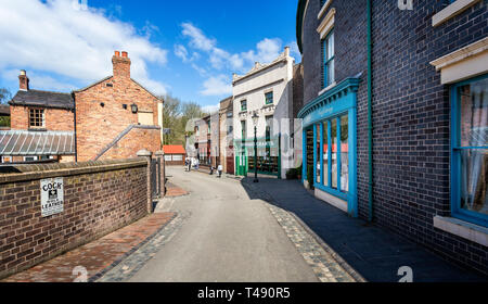 Blists Hill Victorian Town in Ironbridge, Shropshire, UK on 10 April 2019 Stock Photo