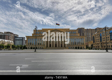 The Supreme Court of the Republic of Azerbaijan in Baku, Azerbaijan. Stock Photo