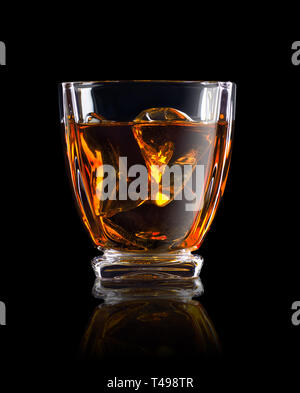 whiskey in glass