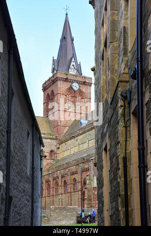 St Magnus Cathedral, Broad Street, Kirkwall, The Mainland, Orkney Islands, Northern Isles, Scotland, United Kingdom