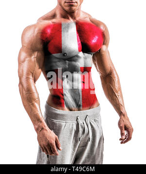 Muscular Man Svg -  Denmark