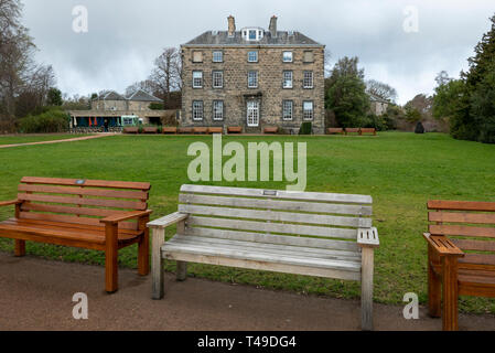 Inverleith House within the Royal Botanic Garden in Edinburgh, Scotland, United Kingdom Stock Photo