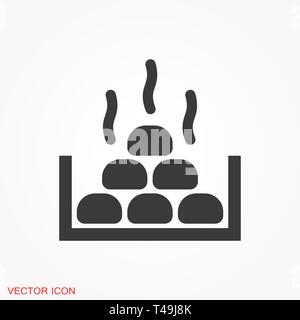 Sauna icon vector sign symbol Stock Vector