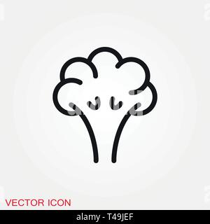 Vegetables Icon vector sign symbol for design Stock Vector