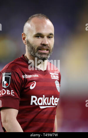Hyogo, Japan. 14th Apr, 2019. Andres Iniesta (Vissel