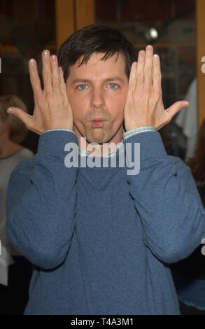 LOS ANGELES, CA. November 08, 2003: Actor SEAN HAYES at the world premiere, in Hollywood, of his new movie Dr. Suess' The Cat in the Hat. Stock Photo