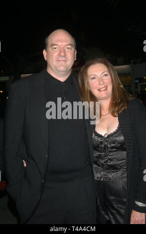 LOS ANGELES, CA. November 13, 2003: Actor JOHN CARROLL LYNCH & wife BRENDA at the world premiere, in Los Angeles, of his new movie Gothika. Stock Photo