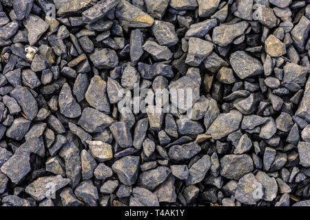 small gray stones as background close up Stock Photo