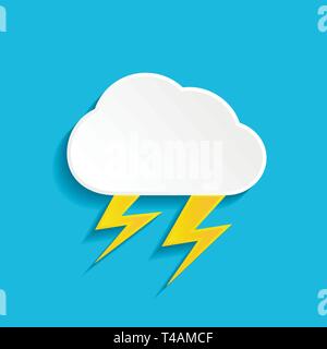 Thunderstorm icon Stock Vector