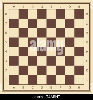 Vector chess field with numbers Stock Vector