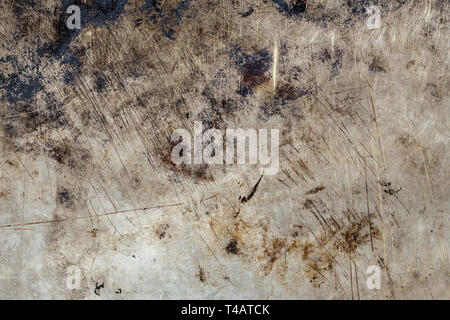 Grunge metal stained background Stock Photo