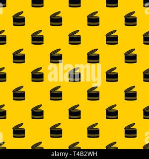 Open tin can pattern vector Stock Vector