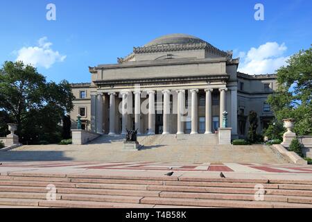 Columbia University library in New York City, USA. Stock Photo