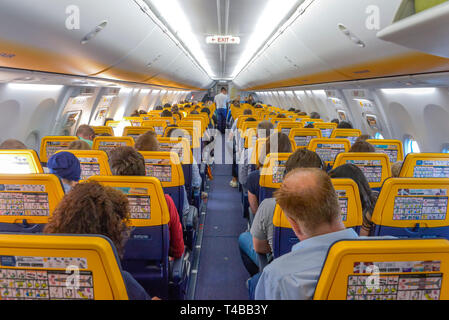Ryan Air airplane Stock Photo