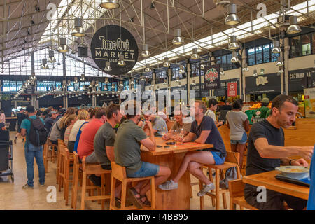 Markthalle Mercado da Ribeira, Avenida 24 de Julho, Lissabon, Portugal Stock Photo