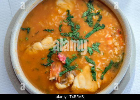 Caldeirada - traditional Portuguese fish stew Stock Photo