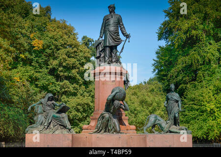 Bismarck-Nationaldenkmal, Grosser Stern, Tiergarten, Mitte, Berlin, Deutschland Stock Photo