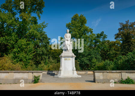 Denkmal, Helmuth Karl Bernhard von Moltke, Grosser Stern, Tiergarten, Mitte, Berlin, Deutschland Stock Photo