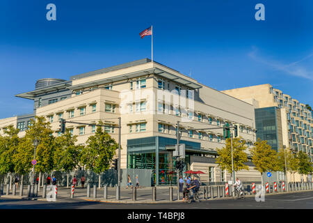 Botschaft der Vereinigten Staaten von Amerika, Ebertstrasse, Mitte, Berlin, Deutschland Stock Photo