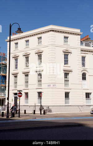 Millbank and Ponsonby Place in Westminster, London, England Stock Photo