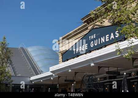 The Three Guineas pub at Reading station Stock Photo