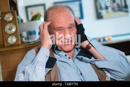 Berlin, Germany. 09th Apr, 2019. Actor Michael Mendl. Mendl celebrates his 75th birthday. Credit: Paul Zinken/dpa/Alamy Live News Stock Photo