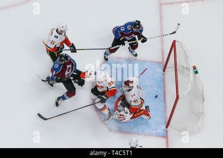 Colorado Avalanche defenseman Cale Makar (8) in the second period of an ...