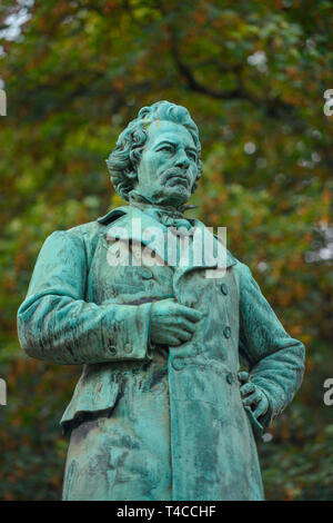Denkmal David Hansemann, Kurpark Monheimsallee, Hansemannplatz, Aachen, Nordrhein-Westfalen, Deutschland Stock Photo