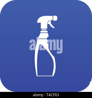 Sprayer bottle icon digital blue Stock Vector