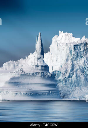 Icebergs, Scoresbysund, Greenland