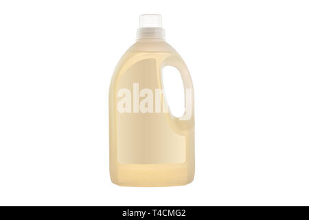 House cleaning product. Plastic bottle with dishwashing liquid soap isolated on white background Stock Photo