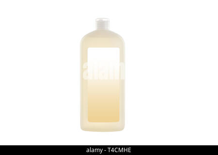 House cleaning product. Plastic bottle with dishwashing liquid soap isolated on white background Stock Photo