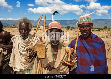 Erbore Tribe Man, Erbore, Omo Valley, Ethiopia Stock Photo - Alamy