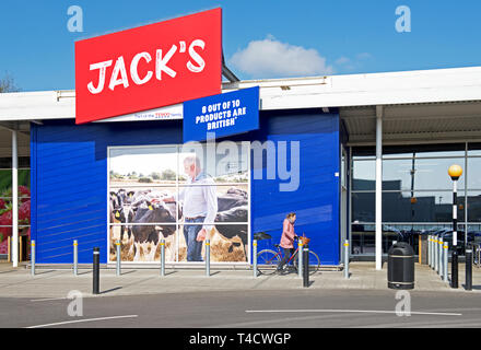 A branch of Jack's (part of Tesco) in Immingham, Lincolnshire, England UK Stock Photo