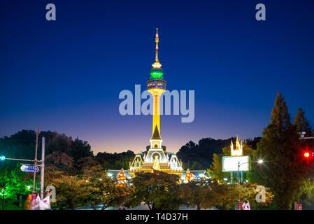 Daegu tower, a landmark or symbol of daegu city Stock Photo