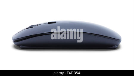 Black Mouse Side View Isolated on White Background, Stock Photo
