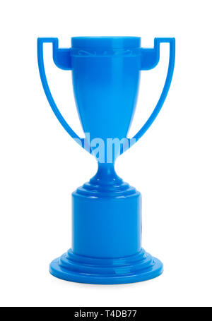 Kids Toy Trophy Isolated on White Background. Stock Photo