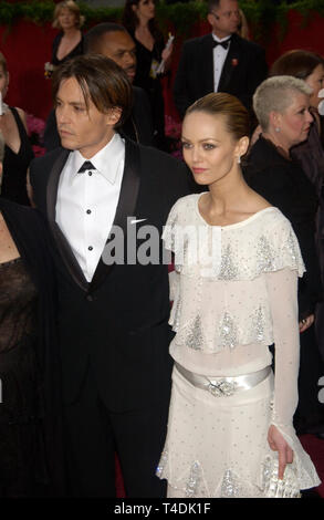 Johnny Depp Oscars 2004 Stock Photo Alamy