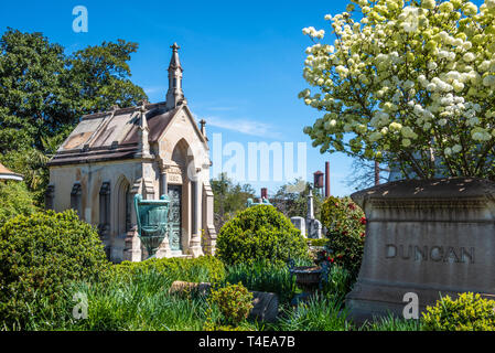 Historic Oakland Cemetery in Atlanta, Georgia. (USA) Stock Photo